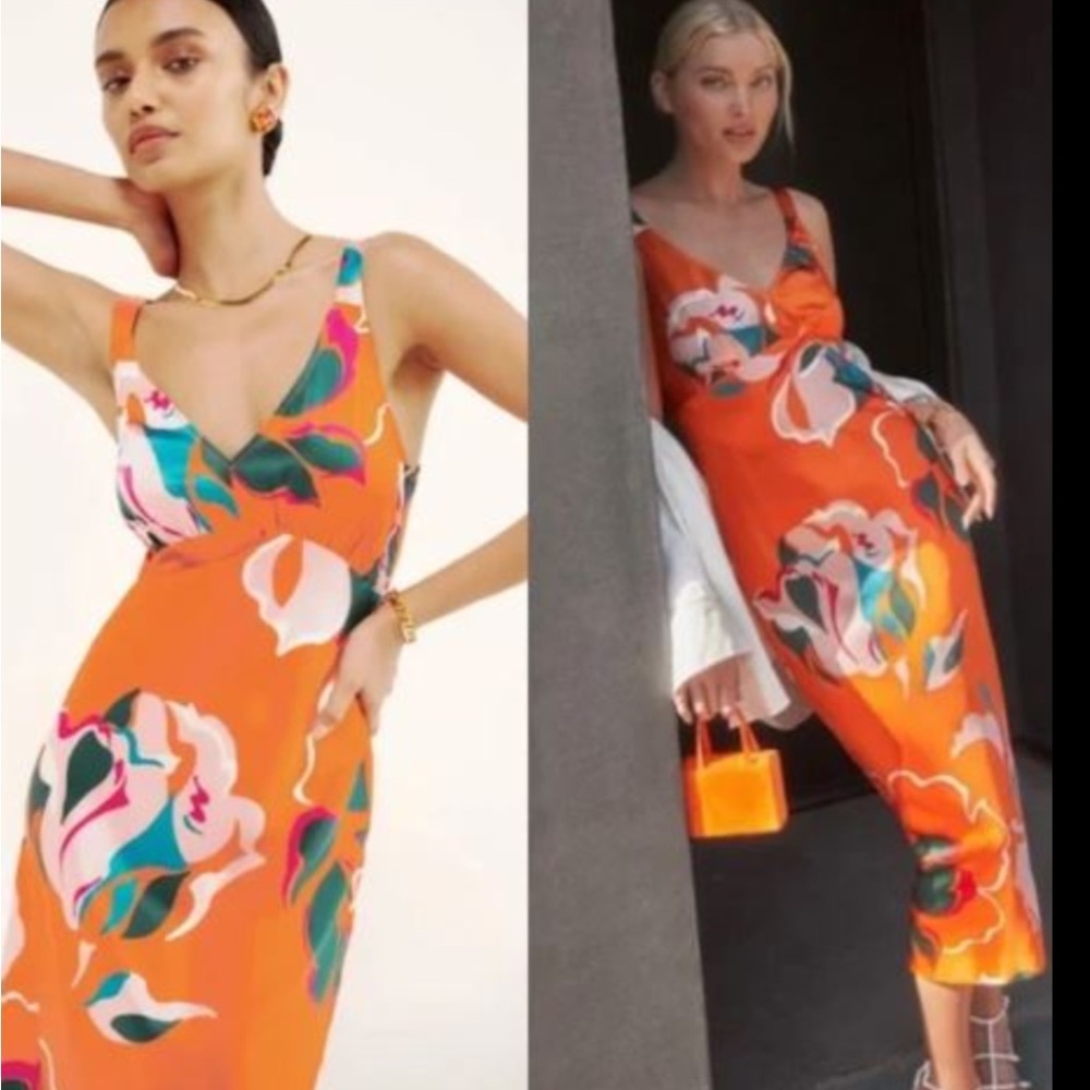 Reformation Daytona Floral Print Dress